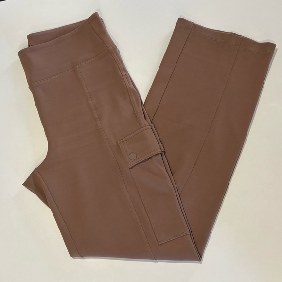 Athleta | Delancey Cargo Pant | Rustic Beige | Size Small | Straight Leg - Picture 3 of 6